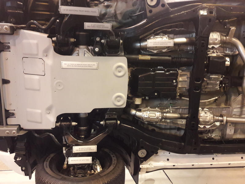 Underside of a Tundra